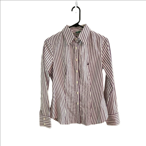 Purple Striped Button Down